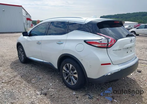 2017 Nissan Murano Sl из США, поврежденный, VIN 5N1AZ2MG4HN185239